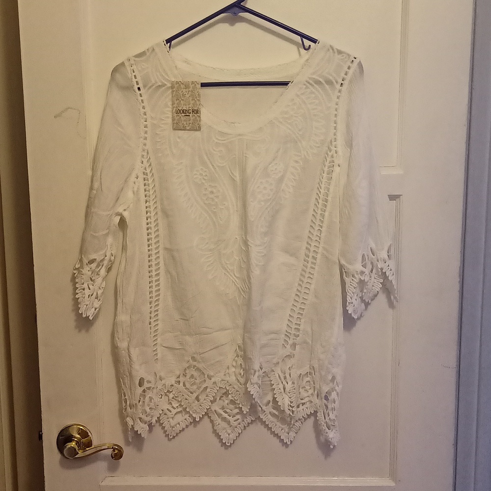 Hungarian white blouse